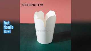 Tazón de fideos kraft