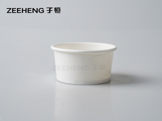 ZEEHENG 60 ml Salsa de fibra vegetal natural Tazas de salsa de papel