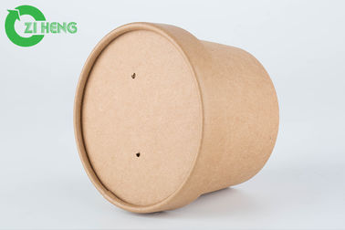 la sopa biodegradable robusta de 350ml Kraft ahueca la pared gruesa para los colores del yogur 6