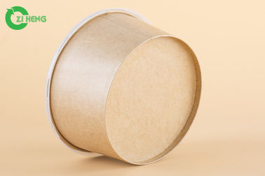 Olor menos cuencos de sopa disponibles de Brown Kraft para onzas reciclable de las bodas las 25