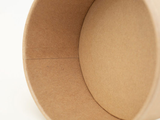 Comida Gade 750 ml Ensalada de papel kraft libre de plástico con tapas de PET